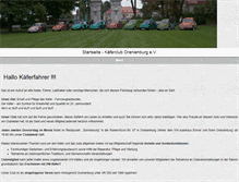 Tablet Screenshot of kaeferclub-oranienburg.de